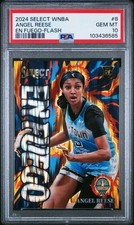 Angel Reese 2024 WNBA Select #8 ROOKIE EN FUEGO SILVER FLASH  PSA 10 6A