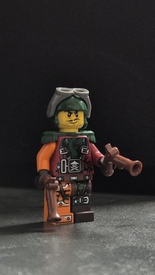Lego  Minifigur njo197, Ninjago / Skybound, Flintlocke Piraten Pirates Säbel See