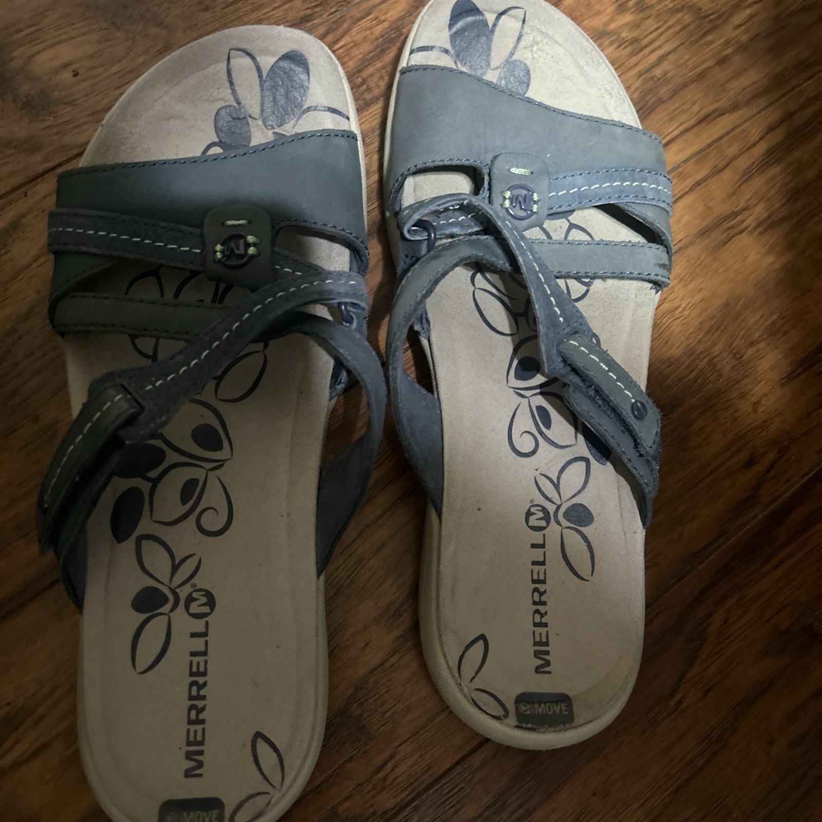 Sandali sportivi Merrell Bering da donna taglia 8 performance mare suola ammortizzata ad aria usati in ottime condizioni