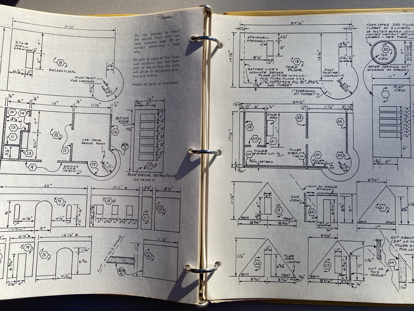 Handley House Miniature Builders Manual 1976 Garth Close 