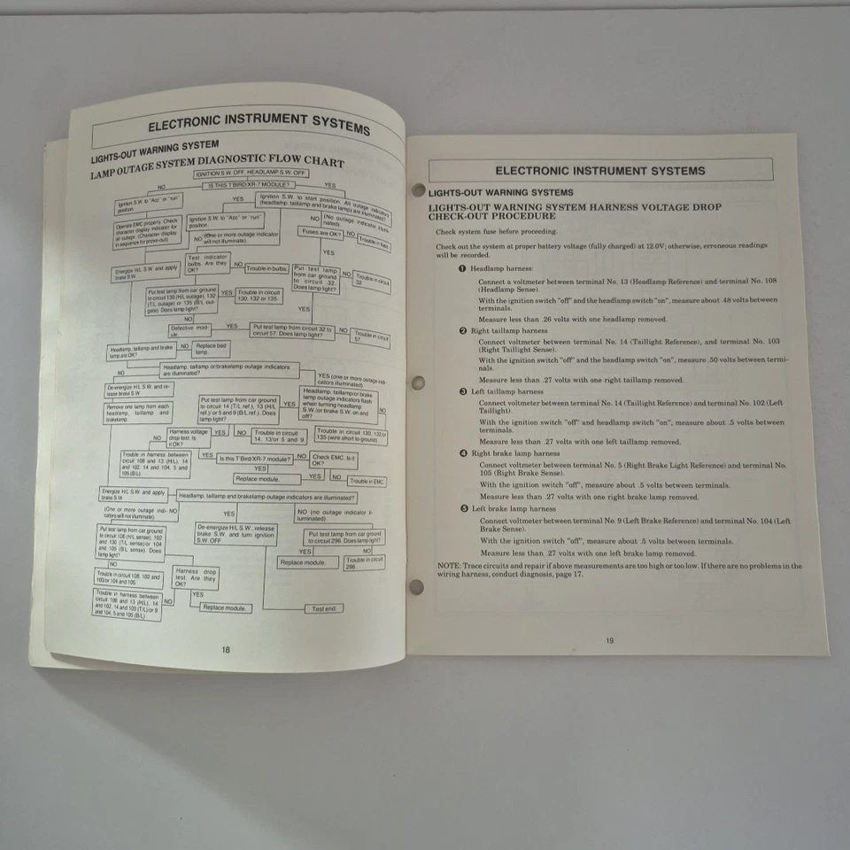 1980 Ford Service Highlights Instruments and Warning Systems - Image 3 of 4