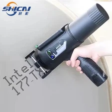 Handheld large character inkjet printer adjustable for metal tube stone printing