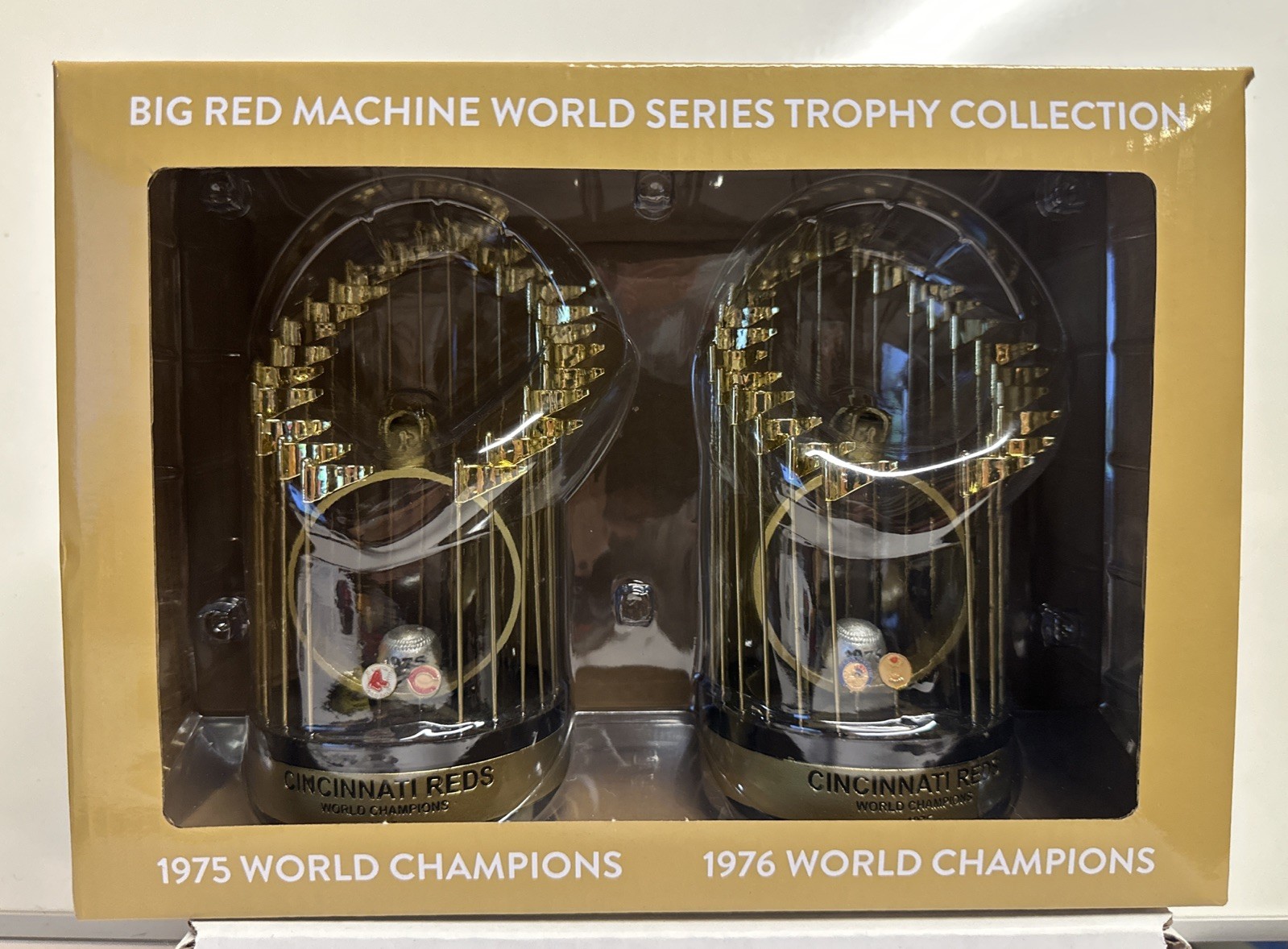 2026 Cincinnati Reds HOF Big Red Machine 75/76 World Series Trophy Collection
