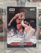 2025 Stadium Club UFC Raul Rosas  Autograph On-Card Black Foil #03/25 SSP MINT!