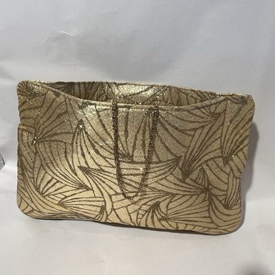 Vintage Women s Fancy Gold Glitter Purse / Bag/ Clutch, Elegant Statement Piece
