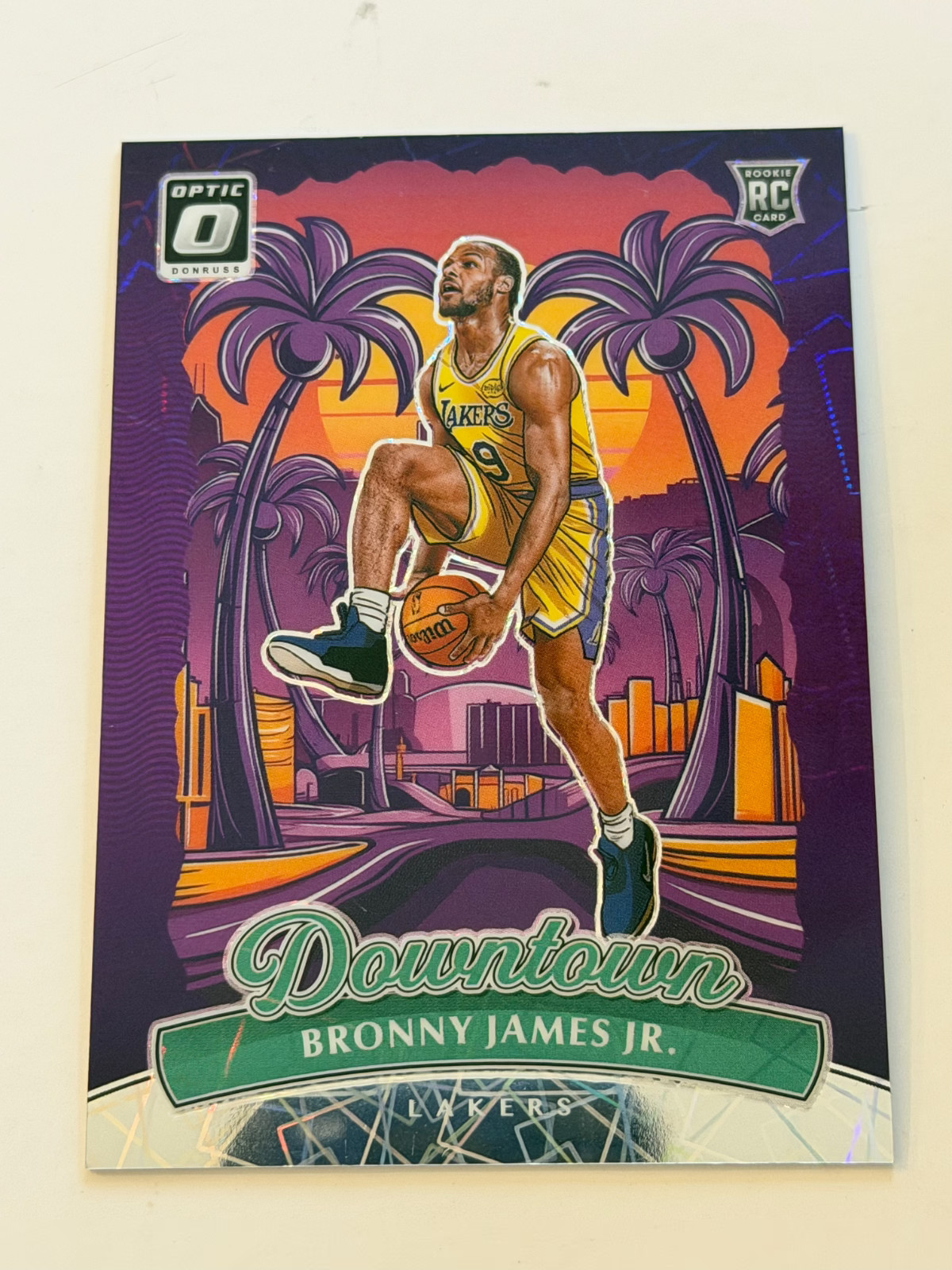 2024 25 Panini Donruss Optic BRONNY JAMES RC DOWTOWN HIT SSP ROOKIE