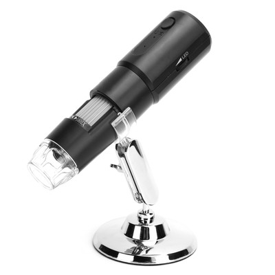 WiFi Wireless Microscope 1000X Zoom Magnification 8 LED Magnifier With Stand Hot
