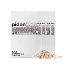 pidan Mix Cat Litter,Tofu Cat Litter with Bentonite 70 :30 ,Absorbent and Fas...