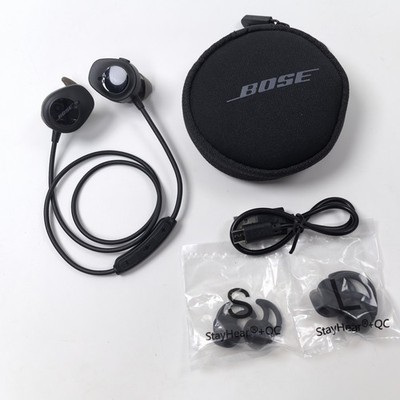 Bose SoundSport Wireless Earbuds In-Ear Bluetooth Headphones Black Earphones