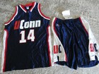 2002  CONNECTICUT HUSKIES - Men's AUTHENTIC Game Model Basketball JERSEY & Pants — photo 1