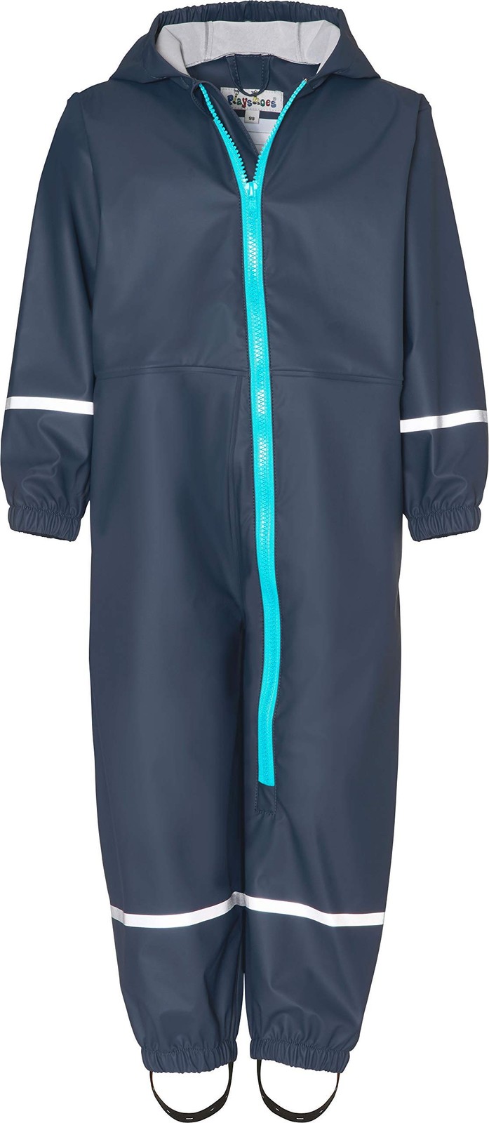 Pantalon de pluie bleu marine taille 110 à taille élastique