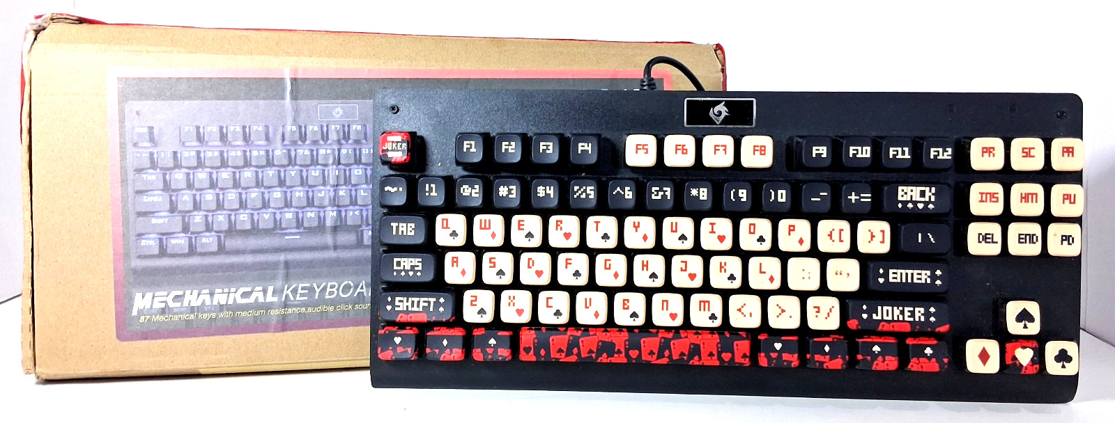 Eagle Tec ET-KG040-1 87 Key Wired Mechanical Gaming Keyboard