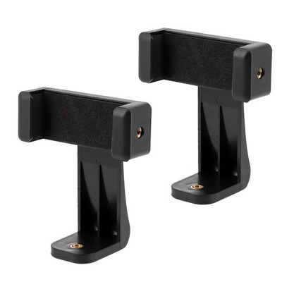 2er Set Drehbare Smartphone Halterung 360° Rotation Universal Stativadapter 1/4