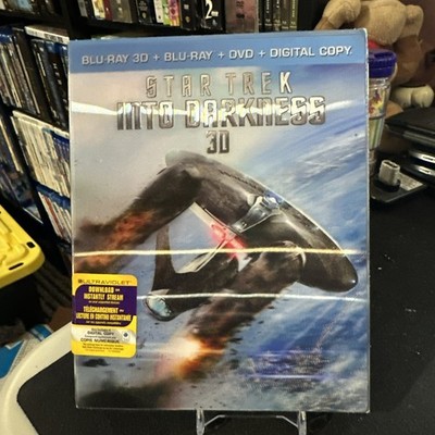 Star Trek Into Darkness (Blu-ray 3D, Blu-ray, DVD) New with Lenticular Slipcover