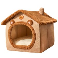 Dog House Kennel Pet Dog Cat Bed for Small Dogs Winter Warm Plush Cat Bed Nest