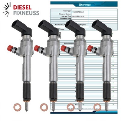 4x Einspritzdüse Injektor SIEMENS FORD FOCUS 1,8 TDCI 4M5Q9F593AD