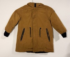 Zara Kids Black Brown Puffer Long Sleeve Jacket Size 5 Reversible