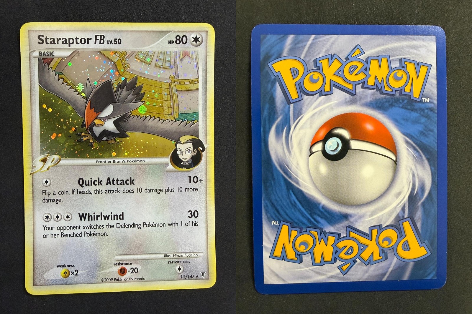 POKEMON UNGRADED STARAPTOR FB 11/147 HOLO R SUPREME VICTORS LP