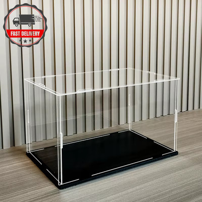Klare Acryl Vitrine Staubdicht Box für Spielzeug Figuren Modellautos