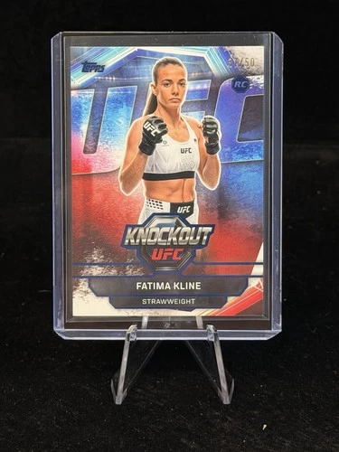 Topps 2026 UFC Knockout Fatima Kline Rookie Card #100 Blue 37/50