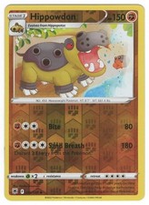 Hippowdon 080/189 Uncommon SWSH10: Astral Radiance Pokemon Reverse Holo Lightly