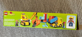 Wow! COMPLETE Lego DUPLO Big Construction Site #10813 BOX INSTRUCTIONS  Retired
