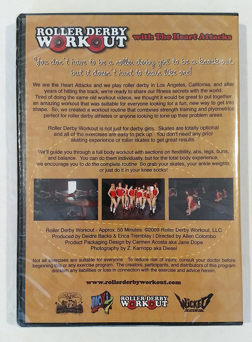 Roller Derby Workout With The Heart Attacks DVD BRAND NEW