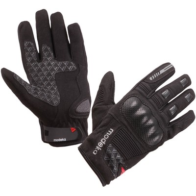 Modeka Fuego Handschuhe schwarz Motorradhandschuh Sporthandschuh Sommerhandschuh