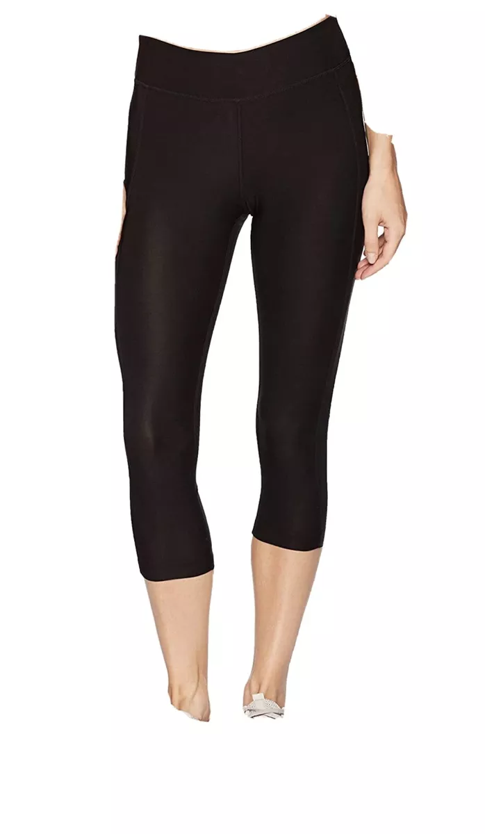 Spalding Women's Reflective Cyclone Crop Legging Medium Synthetic Black