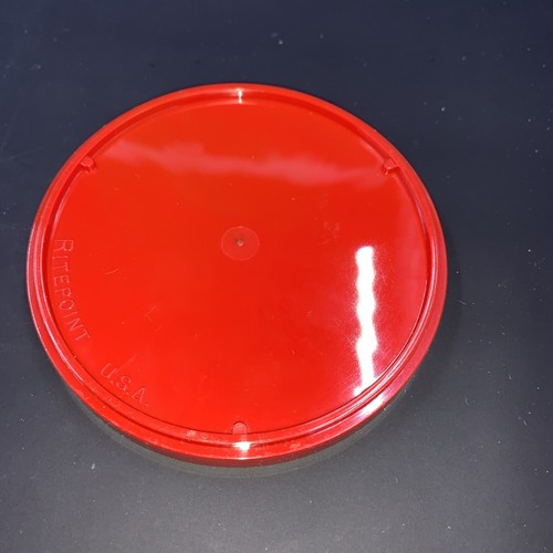 Posavasos de plástico vintage Dan Kobasa Exxon Lansdale PA rojo anuncio - Imagen 6 de 7