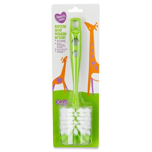 Parent's Choice Square Brush Head Bottle and Nipple Brush, 1ct - Picture 2 of 4