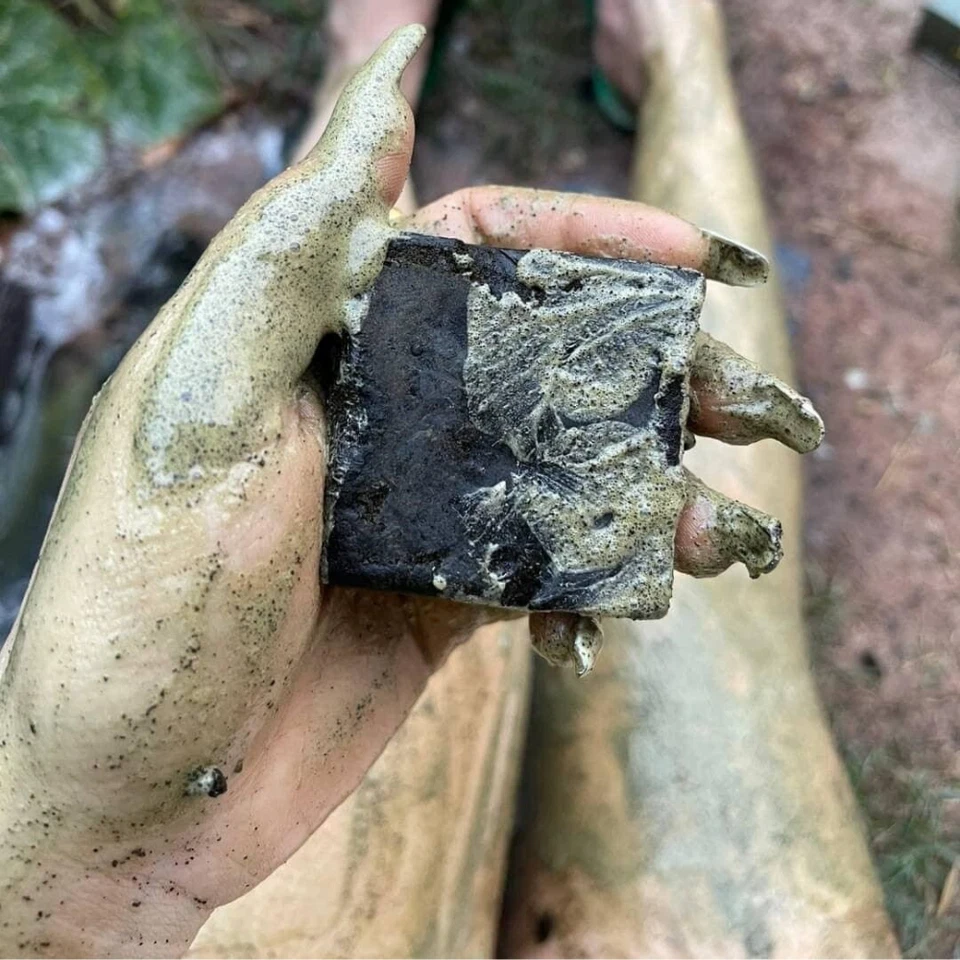 Fairy Scrub gluta soap, gluta scrub, green tea, 1 bar 50 grams, 3 bars 150 grams - Image 4 of 4