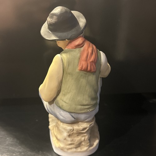 Shoe Shine man Cobbler HOMCO C-1907-X Figurine 6 1/2" Tall Japan 1223 - Picture 7 of 13