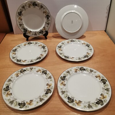 Vintage 1960er Royal Doulton TC1019 Larchmont Essteller x 6 #2