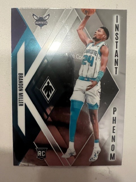 2023-24 Panini Phoenix - Brandon Miller ( Hornets ) Instant Phenom Rookie #24
