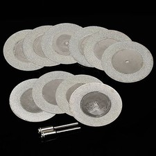 10pcs Diamond Cut Off Cutting Wheels Disc 50mm Saw Blade for Power Rotary Drill