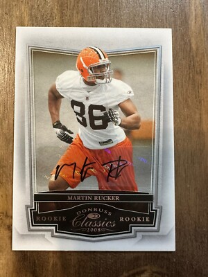 MARTIN RUCKER 2008 Donruss Classics AUTOGRAPH ROOKIE #112/499 (#238) | eBay