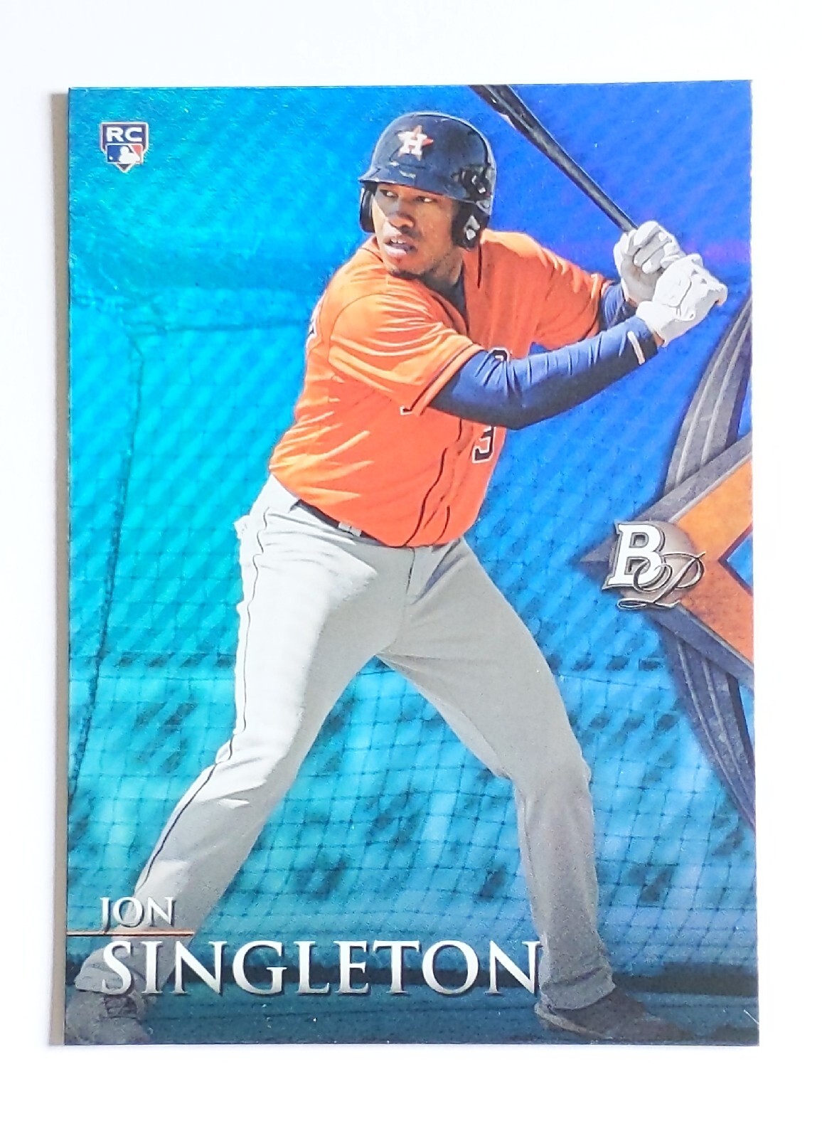 2014 Bowman Platinum Jon Singleton Rookie Blue Sapphire Foil #97 Astros 