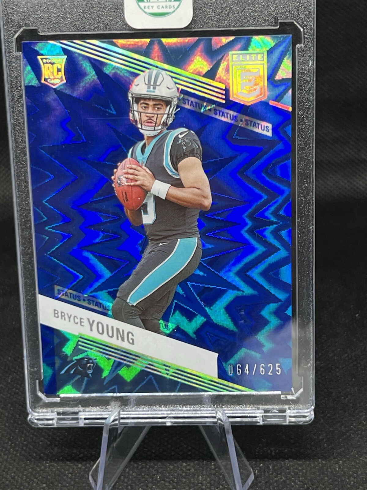 2023 Donruss Elite #110 Bryce Young Status Explosion #/625 - Carolina Panthers
