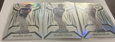 3 Brayden Taylor 2023 Leaf Metal Baseball /189 Tampa Bay Rays XRC