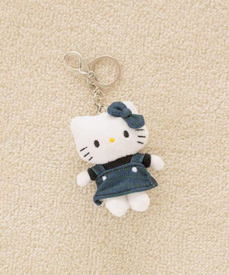 Sanrio Characters Hello Kitty x LOWRYS FARM Toy Keychain 3 GRN Plaid JP Limited