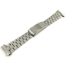 Zenith Cairelli Bracciale Acciaio Steel Bracelet 3/1968, 22mm Vintage Originale
