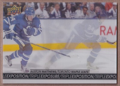 2017-18 Upper Deck Tim Hortons Triple Exposure #TE5 Auston Matthews - TORONTO
