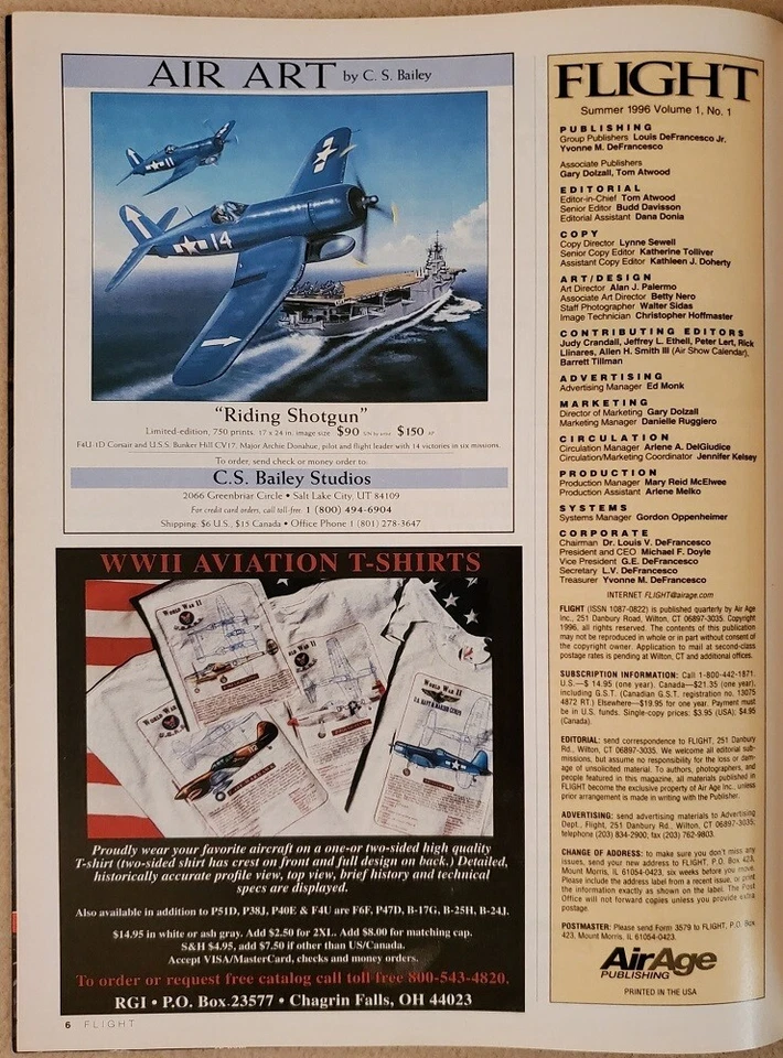 Flight Magazine - Summer 1996 and Fall 1996 Foto 2 de 4