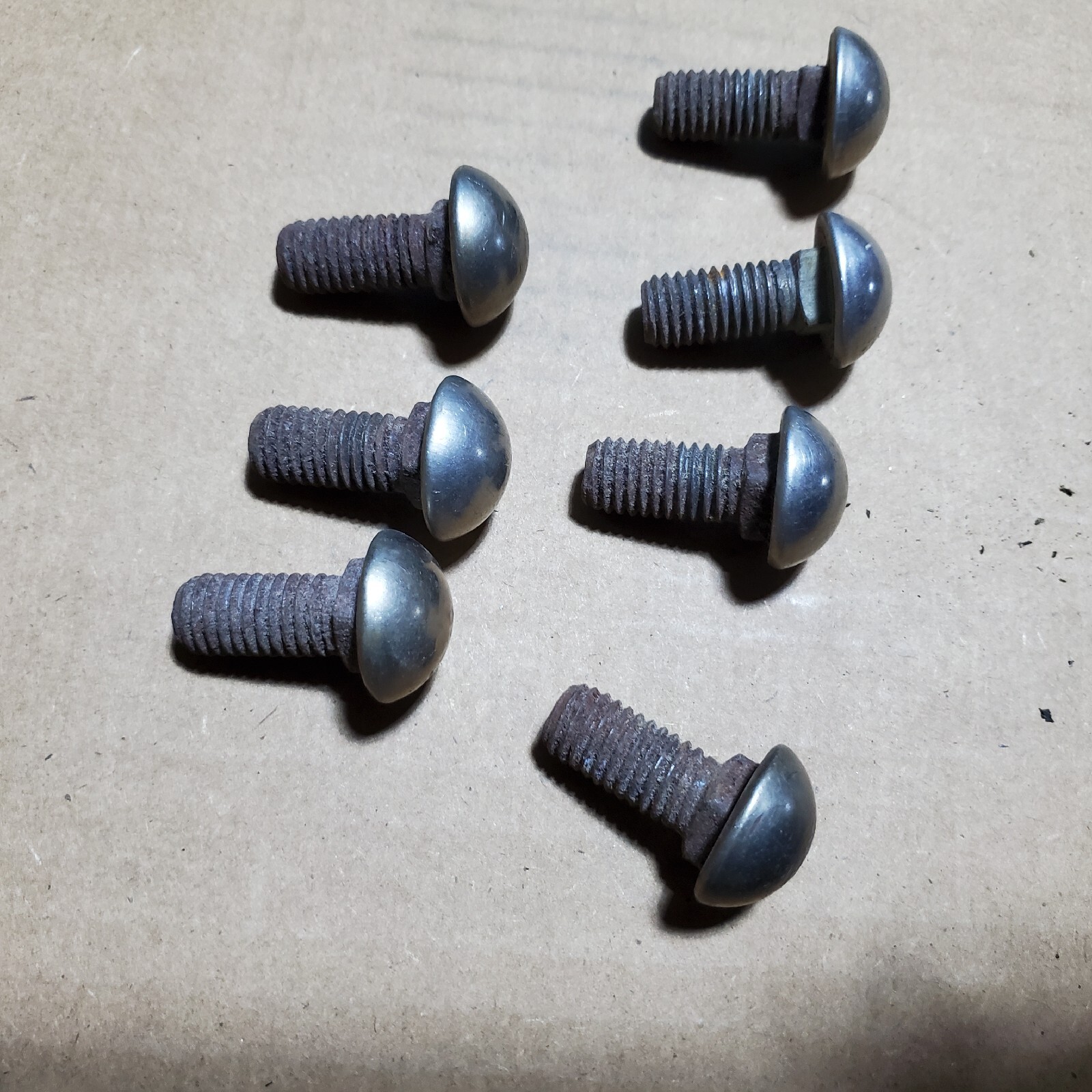19811987 CHEVY GMC SIERRA SQUAREBODY TRUCK FRONT BUMPER BOLTS OEM NICE COND eBay