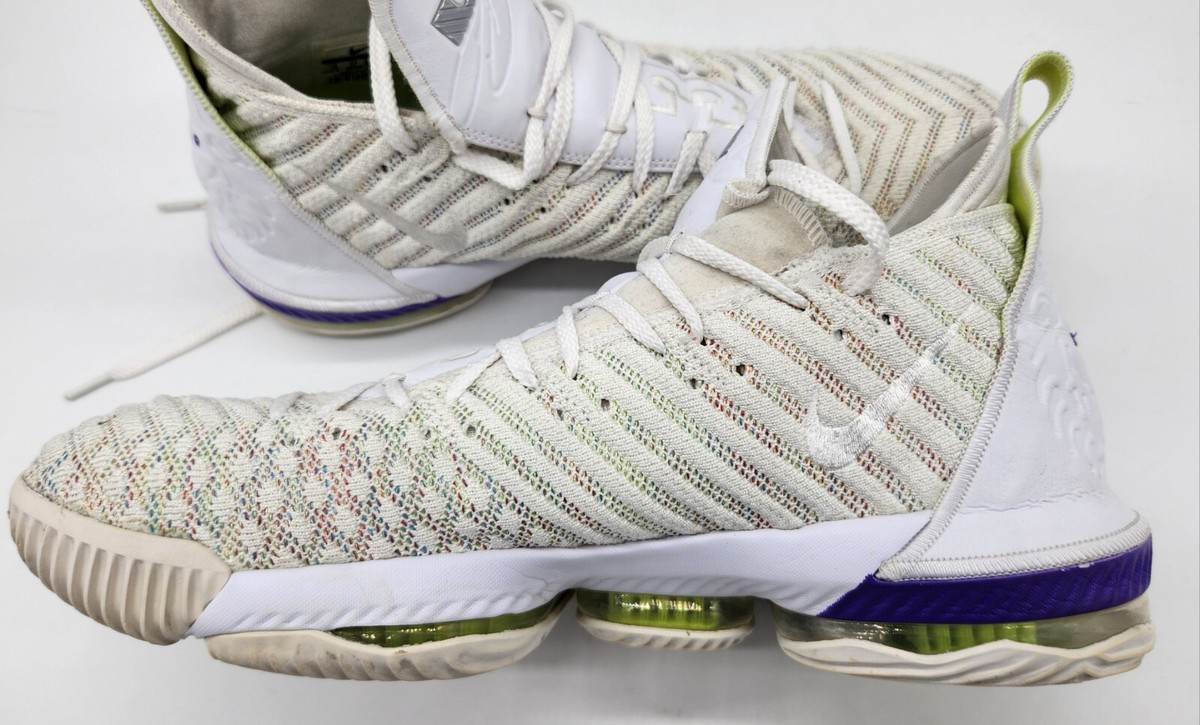 Nike LeBron XVI 16 Buzz Lightyear Shoes White/Grape A02588-102