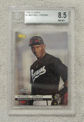 1994 Classic #1 Baseball Michael Jordan Beckett 8.5 NM-MT+ w 