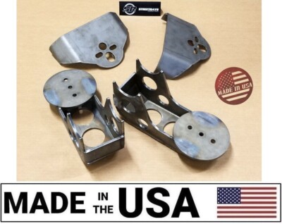 SR Weld On Upper & Lower Behind Axle Mount Air Ride Super Low Rider 3.25'' Axle