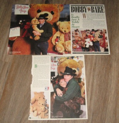 Bobby Bare original FULL PAGED magazine clippings pages PHOTO article