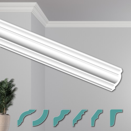 HEXIMO plafondlijsten modern piepschuim, 30 meter stuclijsten piepschuim lijsten - Afbeelding 55 van 78